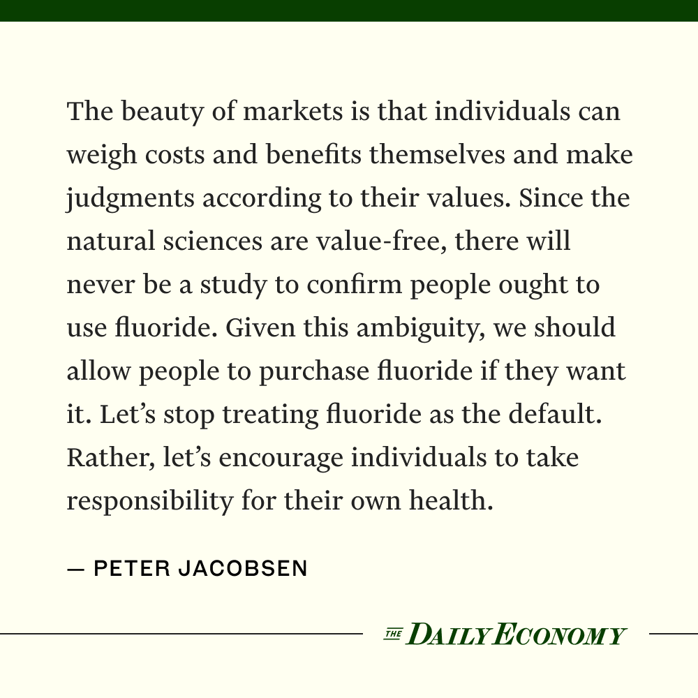 When experts disagree on costs and benefits, markets offer a way forward. Let individuals choose.

Read Peter Jacobsen's latest: thedailyeconomy.org/article/should…