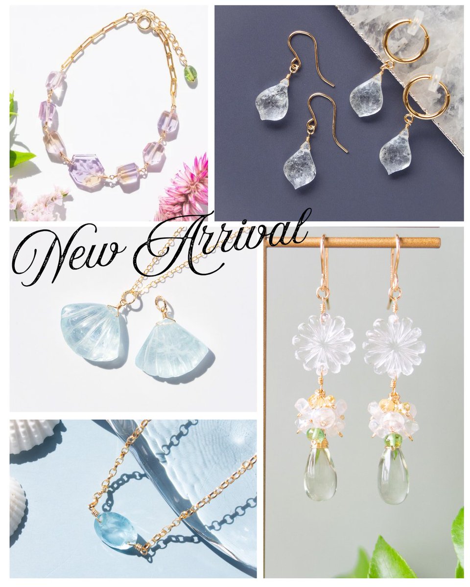 Lily of the valley＊花や自然をイメージした天然石アクセサリー