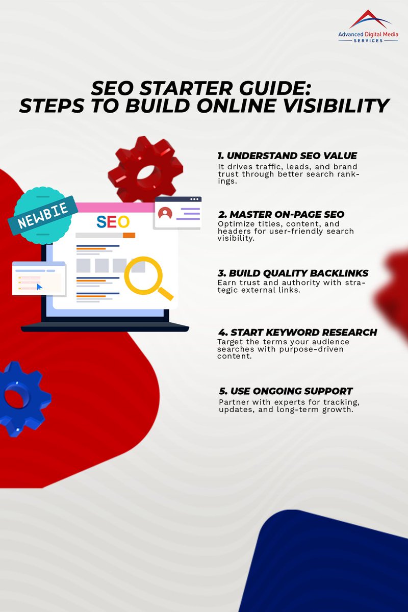 advdms_com's tweet image. 🔎 Want more traffic? Start SEO the right way with these essentials! 

#SEOForBeginners #DigitalTips