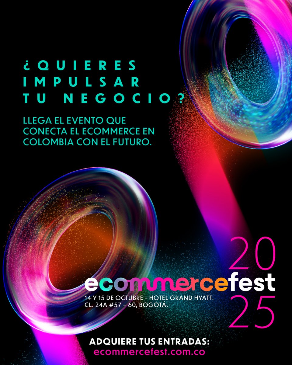 camcoelectronic's tweet image. El comercio electrónico no se detiene, evoluciona.
Te esperamos en eCommerce Fest 2025, el evento donde las ideas se convierten en estrategias y los negocios en historias de crecimiento.

Encuentra toda la información aquí: hubs.la/Q03yRffw0