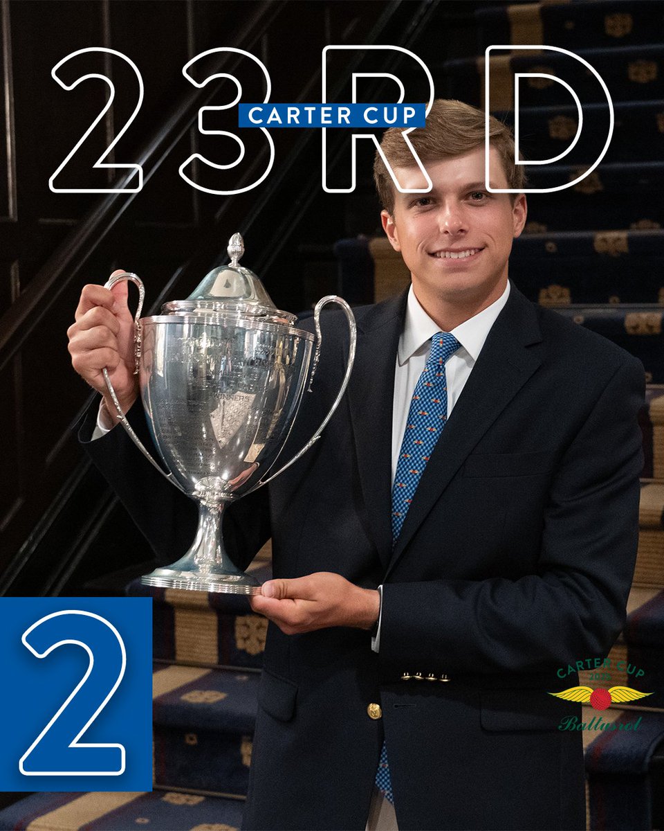 MGA1897's tweet image. Barnes Blake won the Carter Cup and the Met Junior in 2023 making him the 2nd player to win both championships in the same year (Patrick Fillian, 2004).