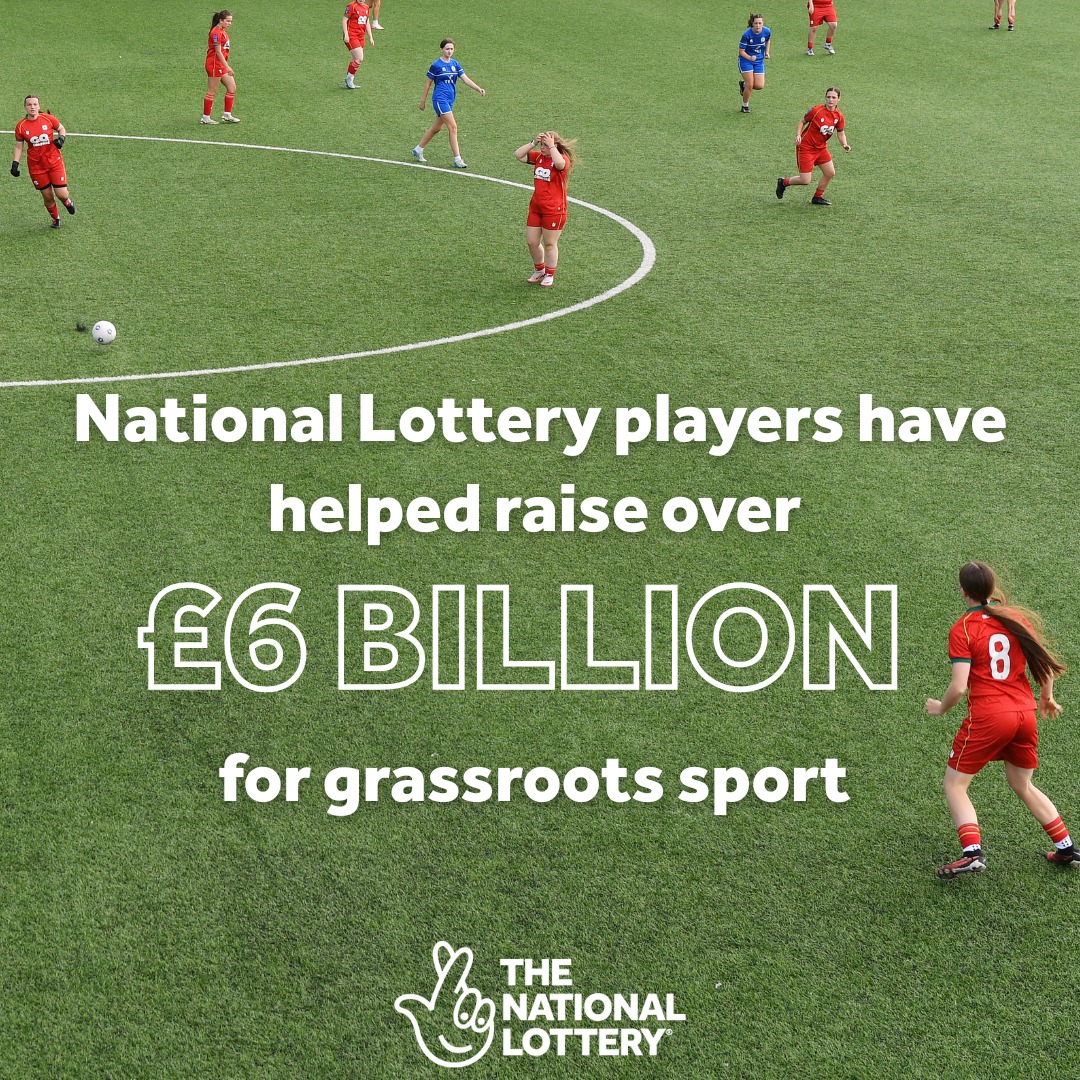 TNLUK's tweet image. Since 1994, National Lottery players have helped shape the story of British sport by raising over £6BN for grassroots projects. Thank you 💙
#NationalLottery #ThanksToYou #WEURO2025