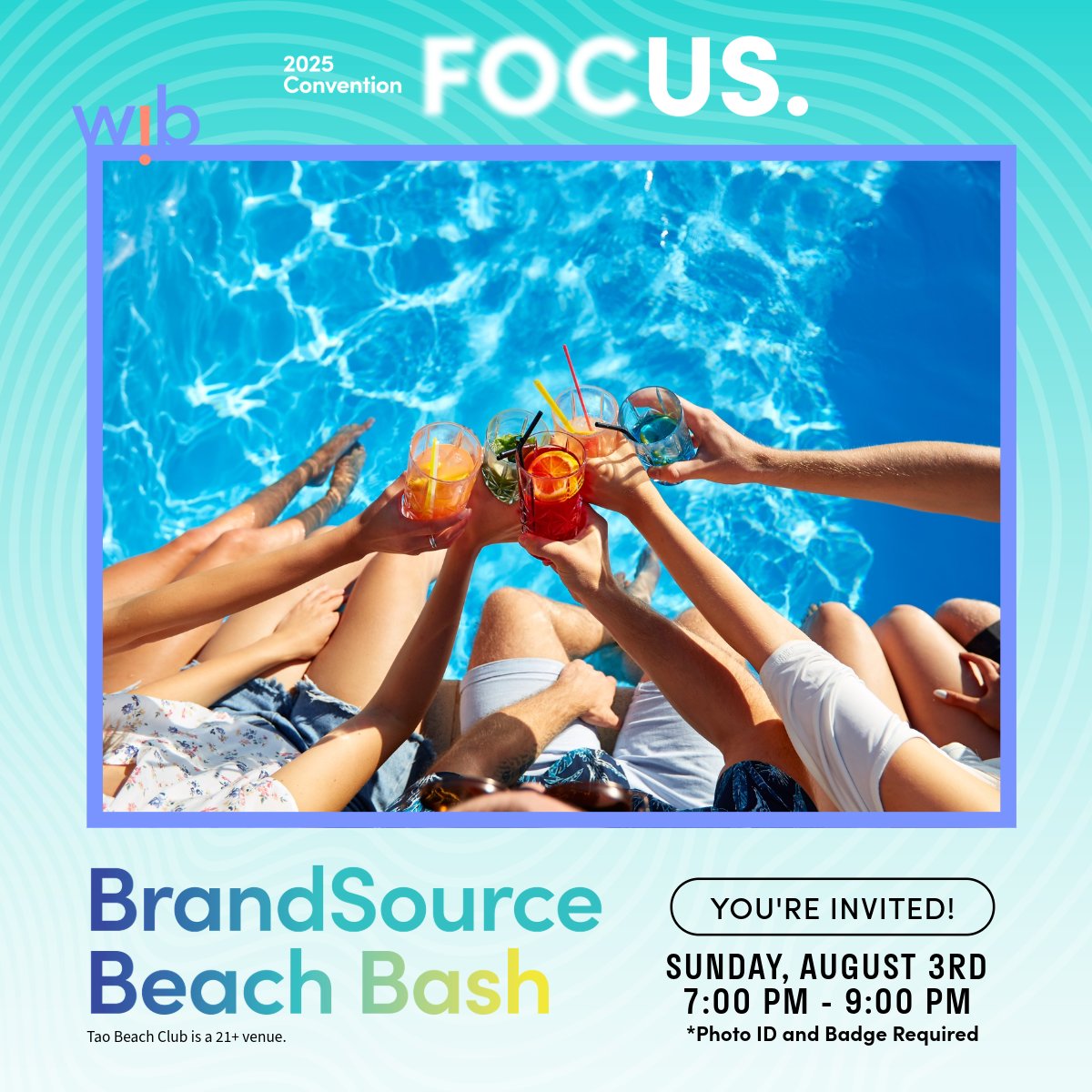 BrandSourceWIB's tweet image. 🌴 Ladies, it’s almost time to make waves! The BrandSource Beach Bash is just 1 week away! ✨

*Tao Beach Club is a 21+ venue.

#WIB #WomenInBusiness #Focus2025 #BrandSourceConvention #2025Convention #BrandSource #FurnitureBuyingGroup #TheVenetian #Vegas