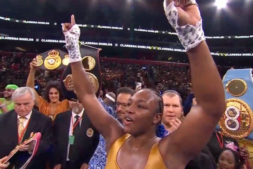 blkcosmo's tweet image. Claressa Shields Defends Her Title in Dominant Unanimous Decision Over Lani Daniels
Claressa Shields retains her heavyweight championship with a decisive win over Lani Daniels in Detroit. The fight capped off a thrilling night, solidifying Shields’ place as boxing royalty.