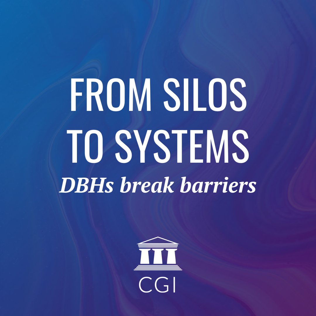 DBHs are trained to dismantle siloed care systems by improving communication, collaboration, and care coordination across disciplines. 

Learn how CGI DBH alumni are disrupting healthcare: ow.ly/5Li150W9ztg