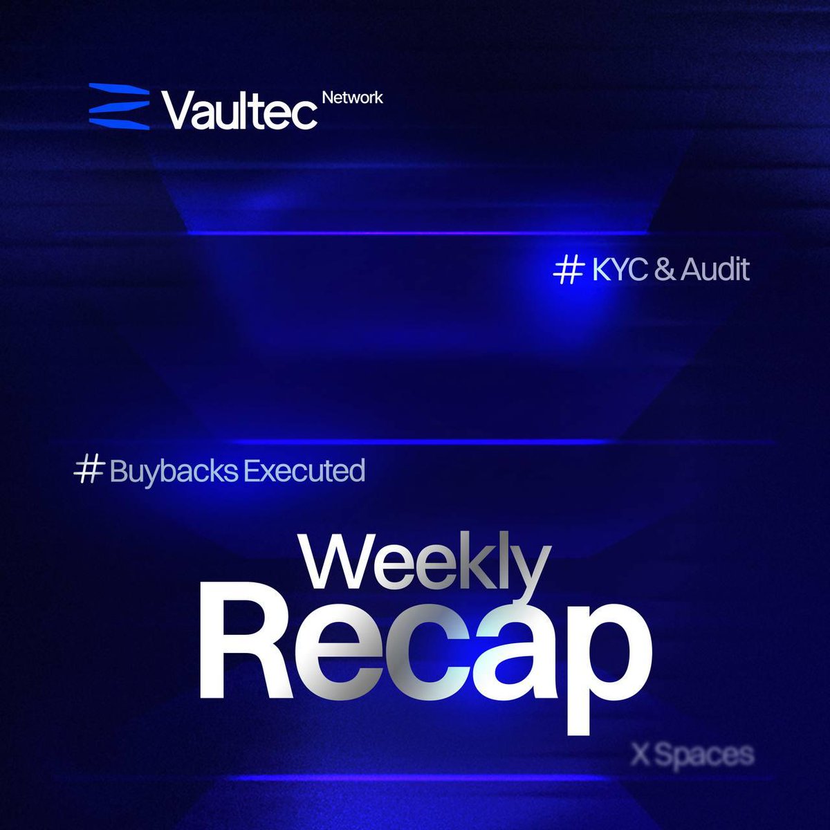 VaultecNetwork's tweet image. Vaultec Weekly Recap
1. Flare System Launched
We introduced the Flare System—a deflationary buyback-and-burn mechanism, adding another layer of tokenomics innovation to the $VLT ecosystem.
2. Buybacks Executed
Multiple buybacks were carried out this week as a show of…