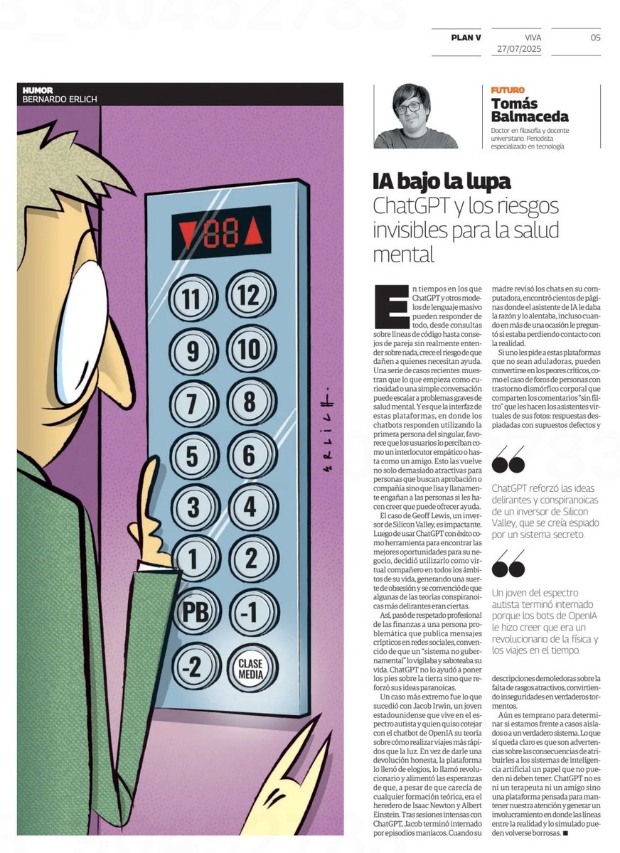 En la página trekkie de VIVA de hoy: EL ASCENSOR.