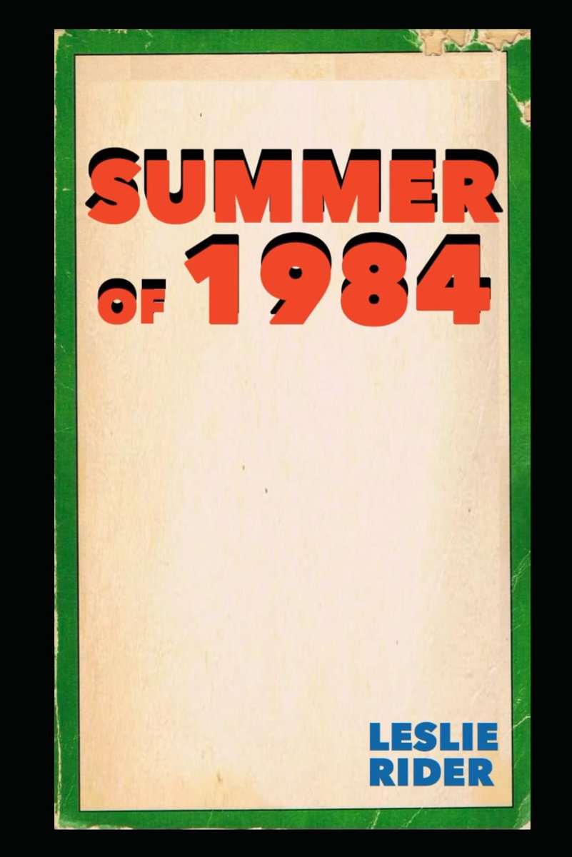 RogerStrawberry's tweet image. Hey #genx! Go get this new #novel about #growingupinthe80s for your #kindle reader or software today! It&apos;s called &quot;Summer of 1984.&quot; amzn.to/4nsnPj7