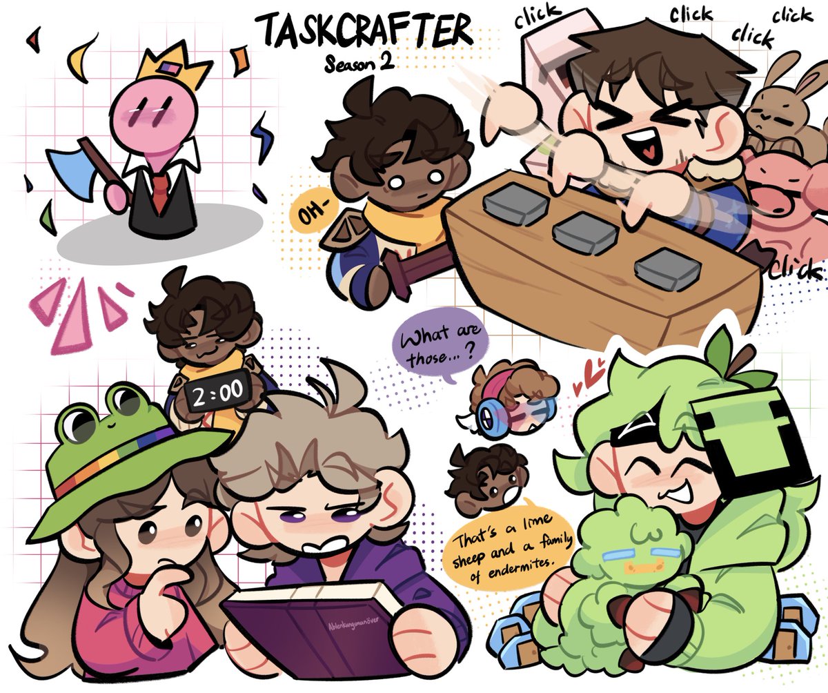 It’s such a banger episode of taskcrafter :D
thank you poundy for giving us 2+hours of awesomeness 

#presidentpoundcakefanart #jojosolosfanart #purpledfanart #fruitberriesfanart #legundofanart #baablufanart #feinbergfanart