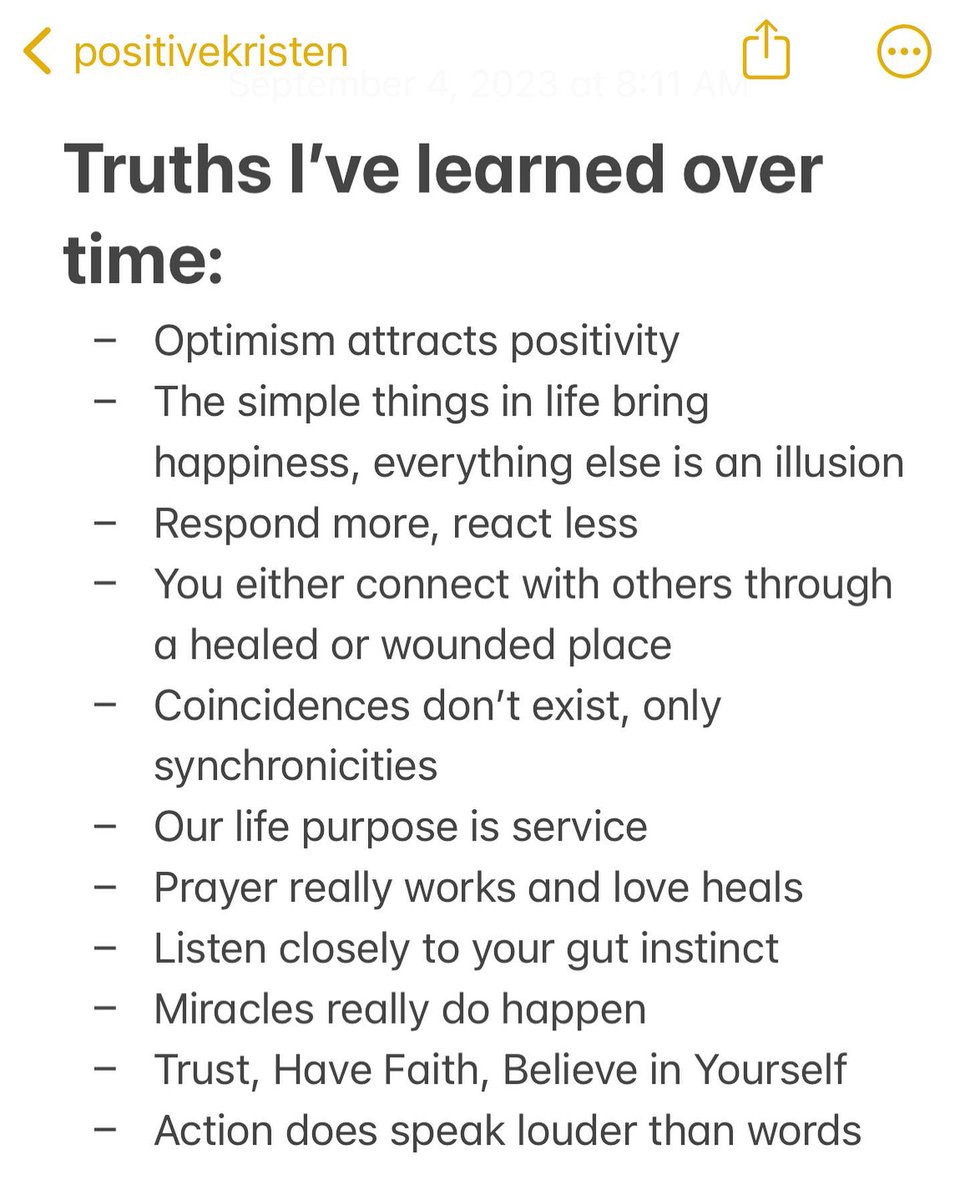 Truths I've learned over time:💖