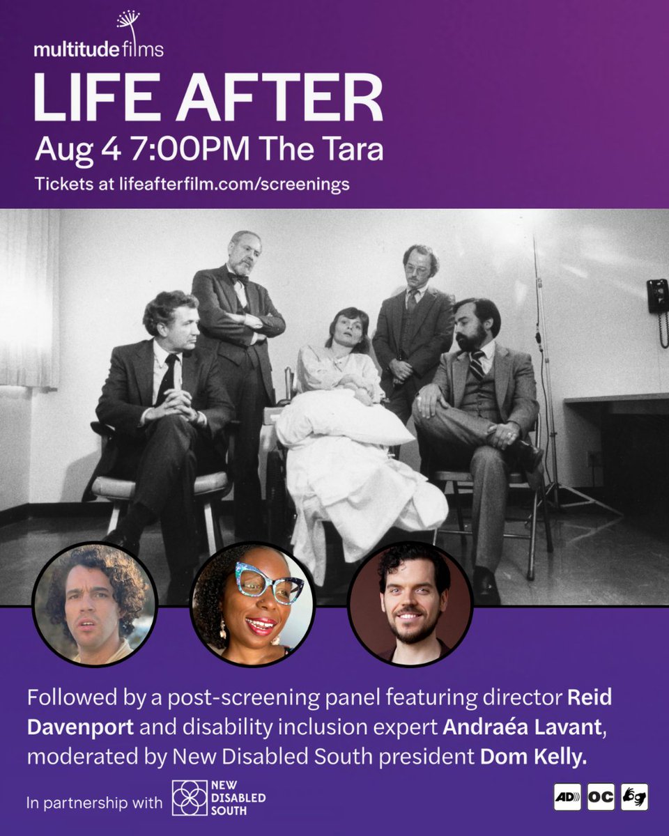 The Sundance-winning doc LIFE AFTER comes to O Cinema Miami on Aug 2 at 7PM as part of Slamdance’s Unstoppable On The Road tour! 🎬

💬 Followed by a Q\&amp;A with director Reid Davenport.
🎟️ Tickets: lifeafterfilm.com/screenings

♿ Open Captions + ASL for Q\&amp;A.