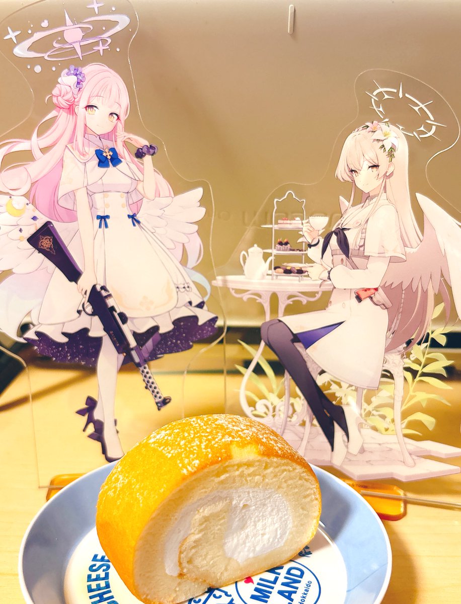 KAQUNI's tweet image. 夏空のやくそくありがとうロールケーキ