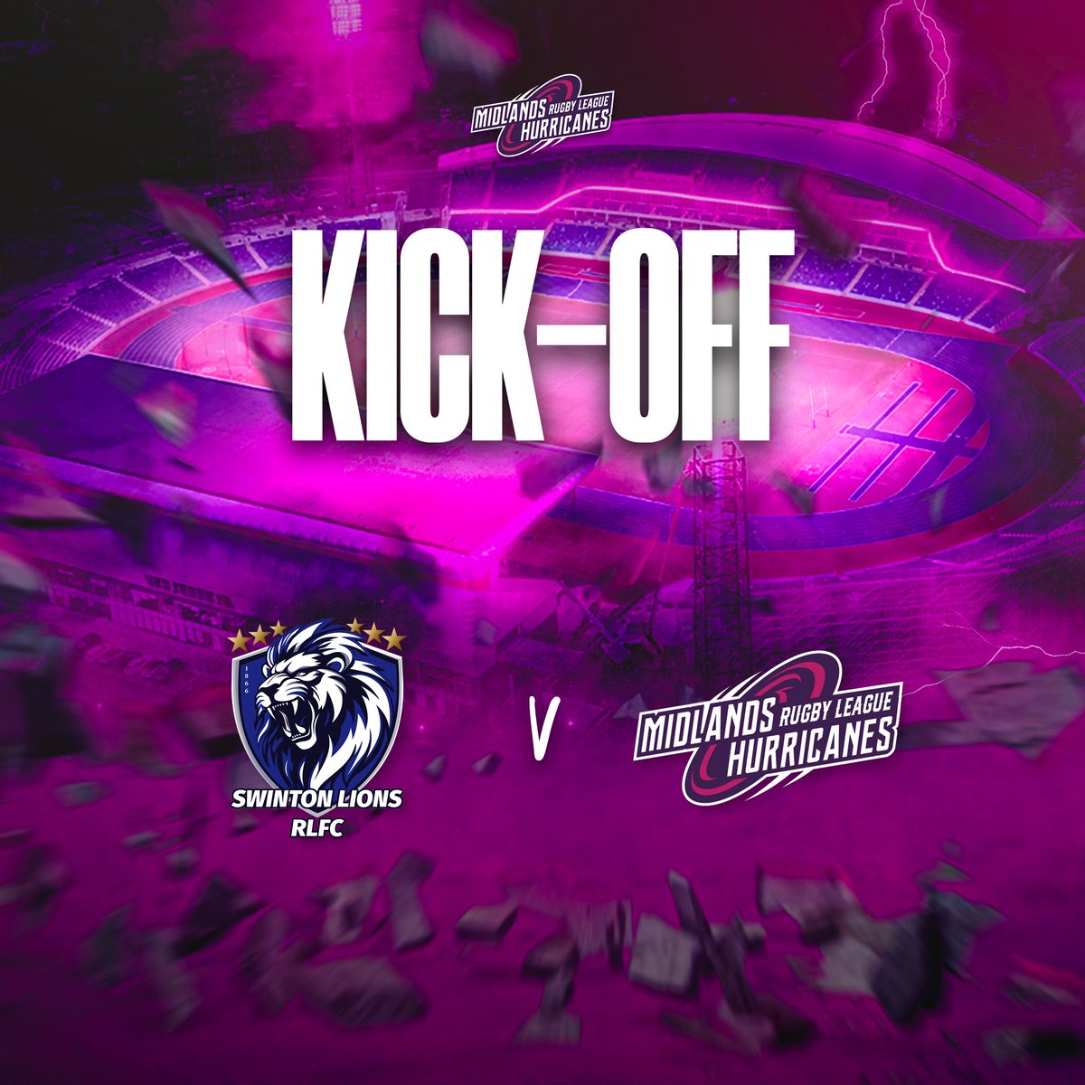 HurricanesRLFC's tweet image. 🦁🆚🌀 | KICK-OFF!
1 | We are underway at Heywood Road! COME ON YOU CANES!
🦁0-0🌀