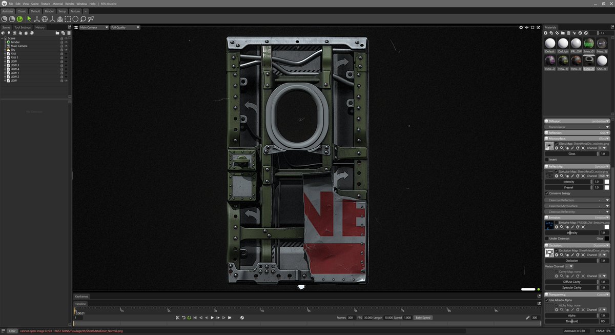 DucksWorkshop's tweet image. Sheet metal door gaming ?