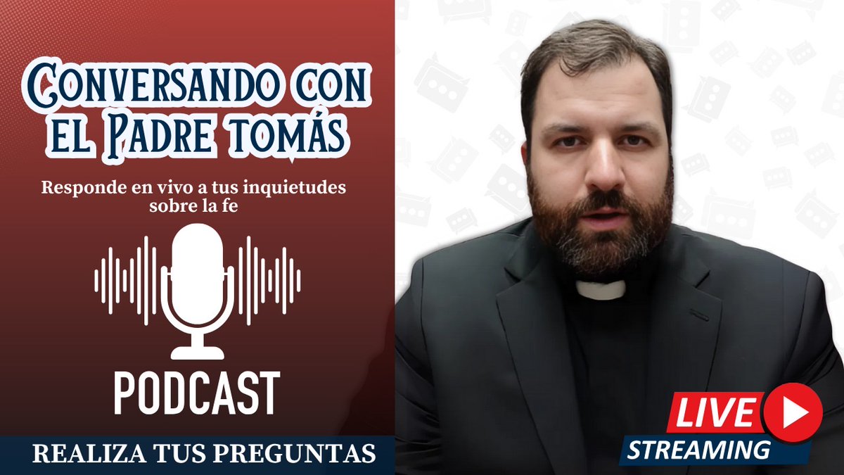 PadreTomasB's tweet image. Hoy, 27 de Julio, invito a todo protestante, evangélico, judío, ateo, agnóstico, católico y no católico a dialogar conmigo.   

Quienes quieran entrar a conversar conmigo, este es el link: streamyard.com/vi93zmfug8 

Aquí les dejo el link de YouTube para que puedan calcular la…