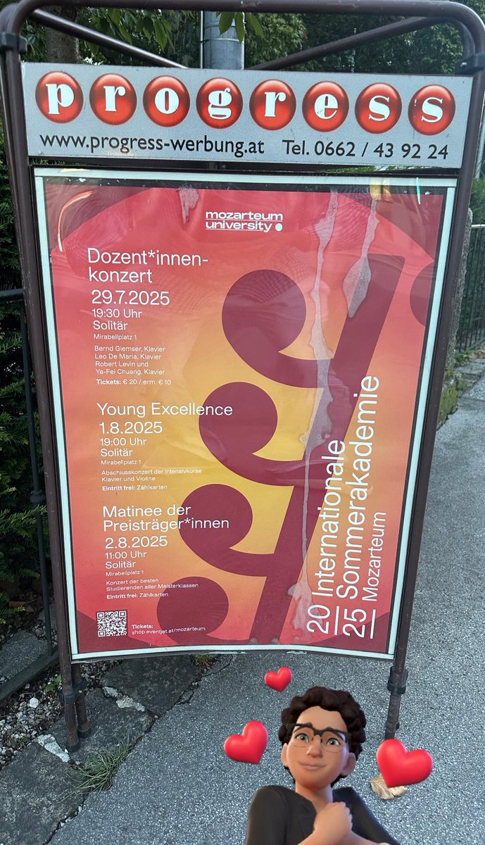 First week in @internationalesommerakademie in Salzburg at @mozarteumuniversity .

Beautiful environment and wonderful students. Can’t wait to meet the next week the new pianists for this great masterclass.
