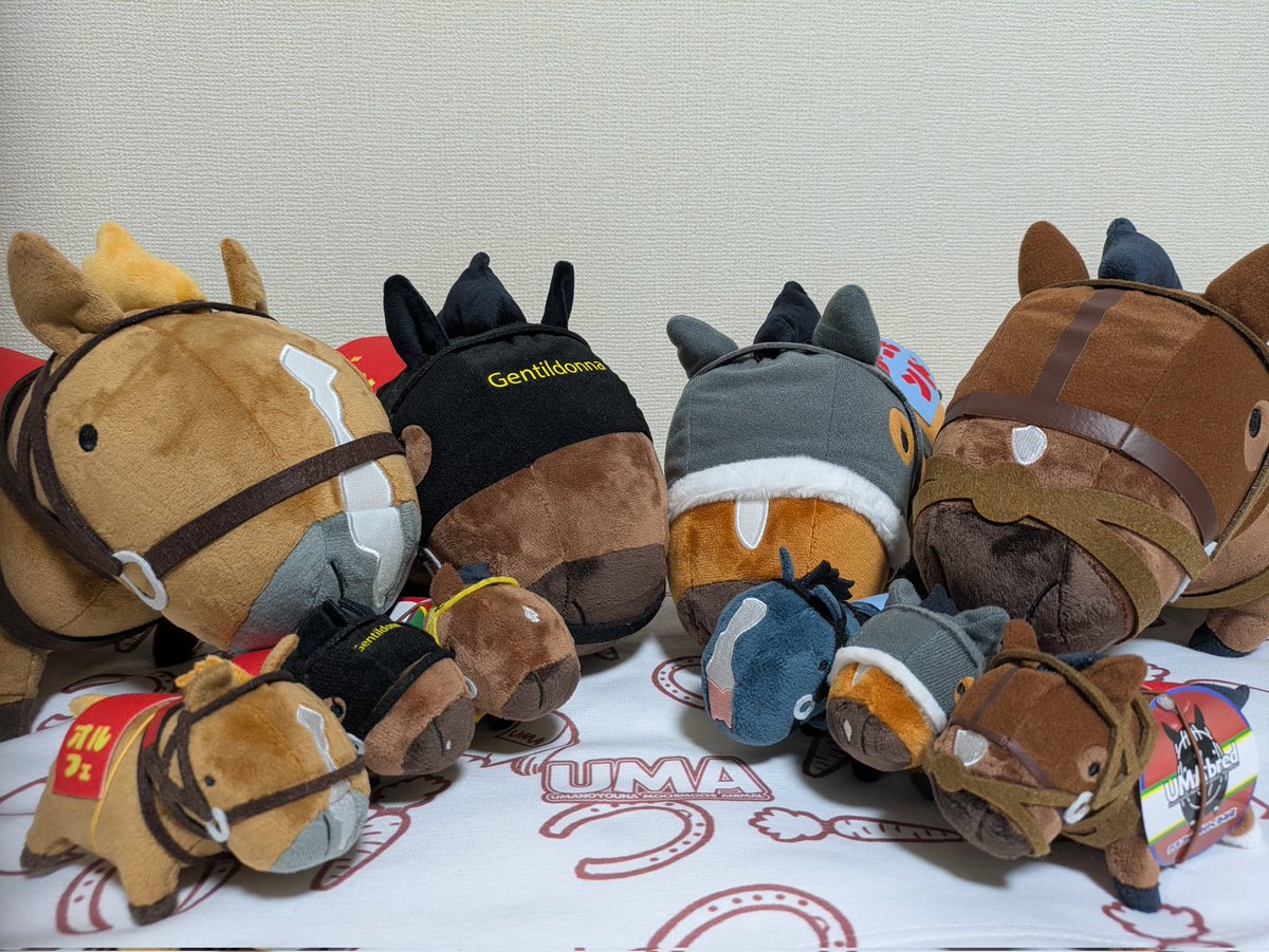 maSAkaRI_OC's tweet image. #UMAbred ぬいシリーズ
なんだかんだ大分お招きできました(⁠^⁠^⁠)