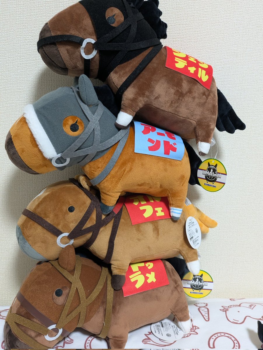 maSAkaRI_OC's tweet image. #UMAbred ぬいシリーズ
なんだかんだ大分お招きできました(⁠^⁠^⁠)