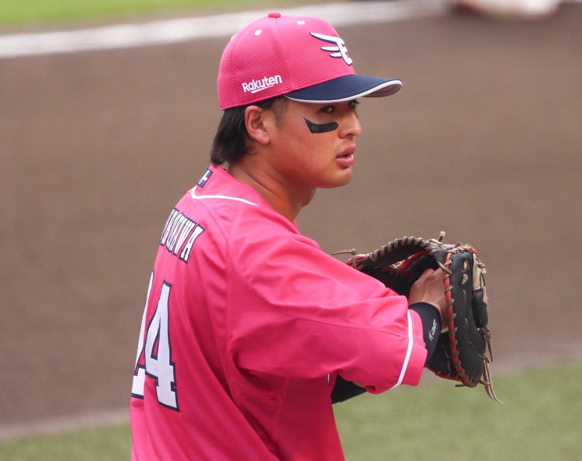 Ou8M2's tweet image. 2025.07.27(楽天モバイルパーク)

アイブラックは&quot;48&quot;(よく見ると)
#RakutenEagles #楽天イーグルス
#黒川史陽