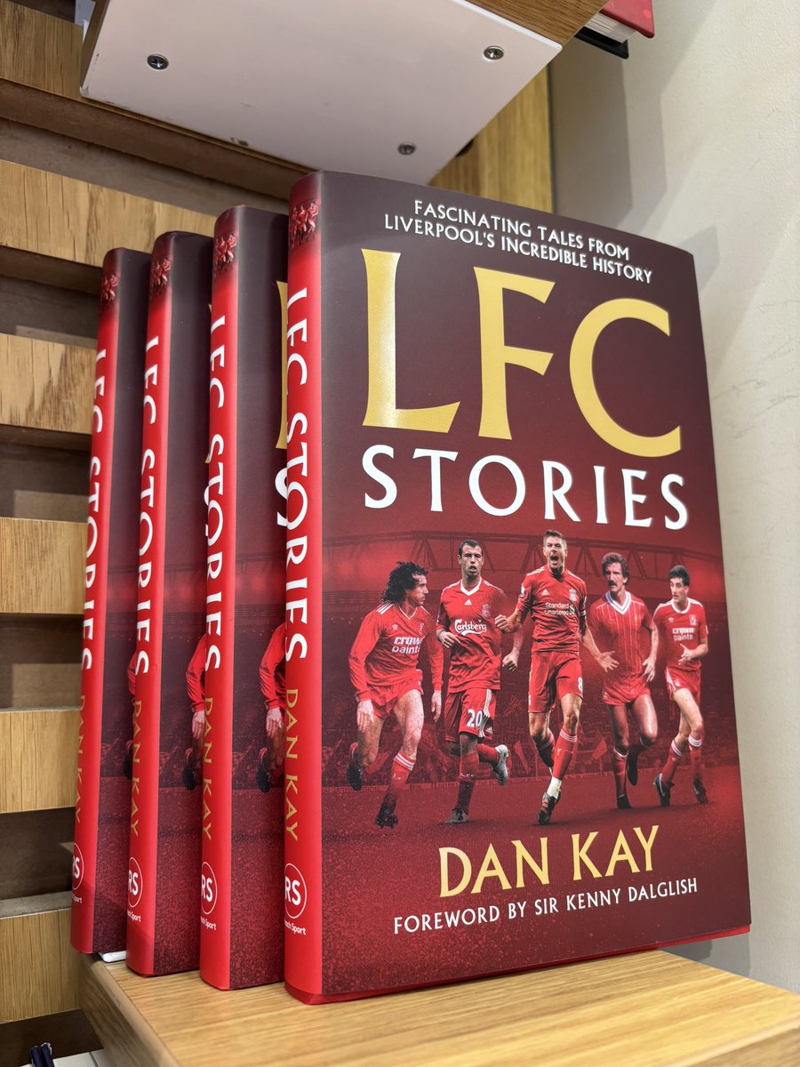 Reach Sport (@reach_sport) on Twitter photo The new #LFC Stories book by Dan Kay in aid of the <a href="/TheDanKayFou/">The Dan Kay Foundation</a>, as seen in <a href="/WaterstonesLPL/">Waterstones Liverpool</a> 💜 The new #LFC Stories book by Dan Kay in aid of the <a href="/TheDanKayFou/">The Dan Kay Foundation</a>, as seen in <a href="/WaterstonesLPL/">Waterstones Liverpool</a> 💜