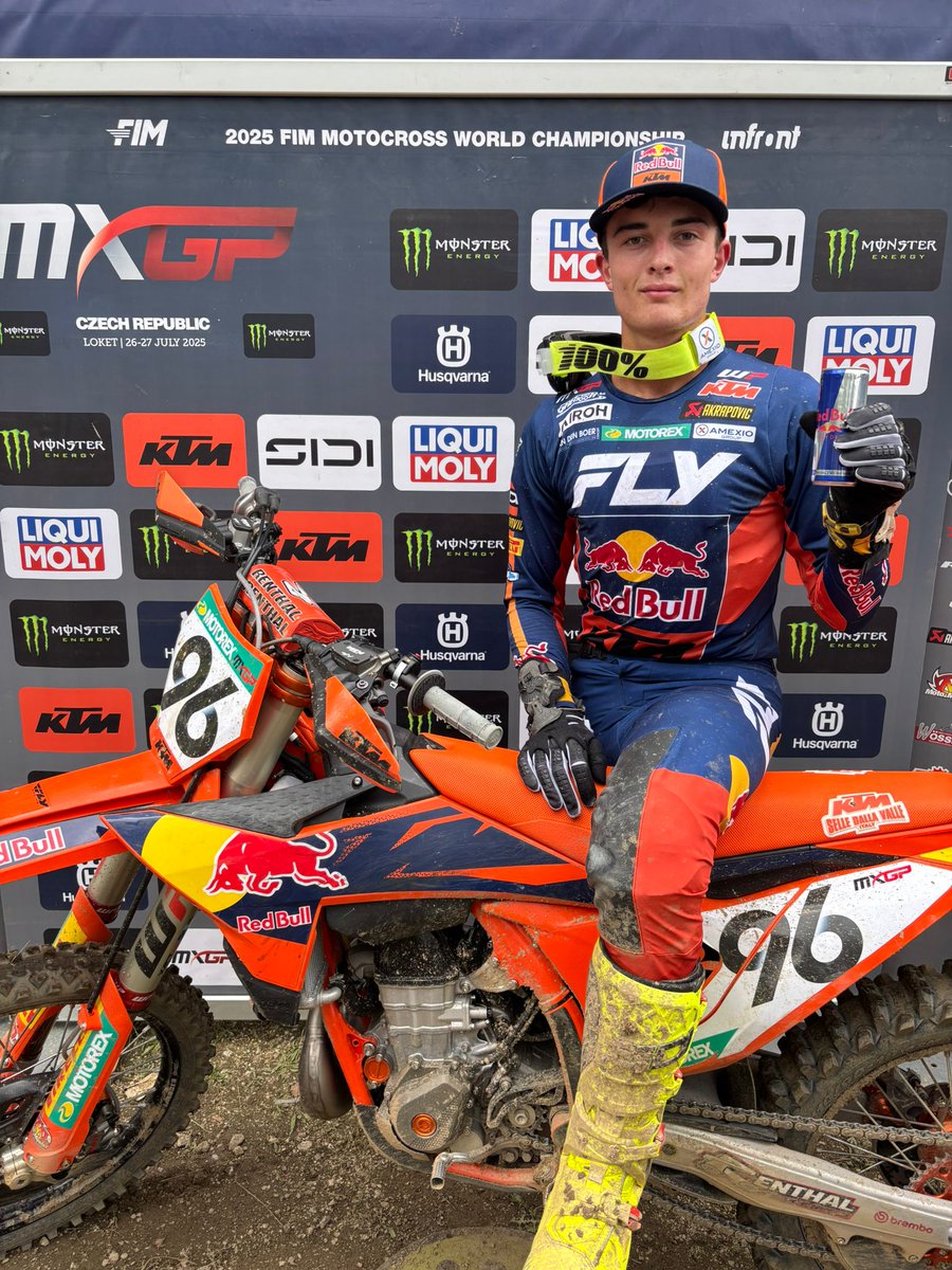 mxgp's tweet image. Lucas Coenen was flying in MXGP Race 1 💥

#MXGPCzechRepublic #MXGP #MX #Motocross #Motorsport