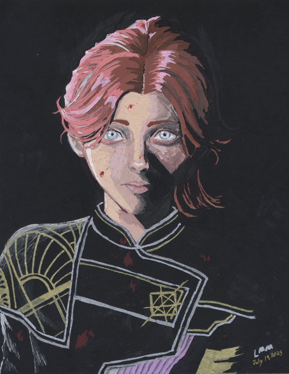 “Chiaroscuro”

Done with Posca paint pens on cardboard.

#maelle #ClairObscurExpedition33