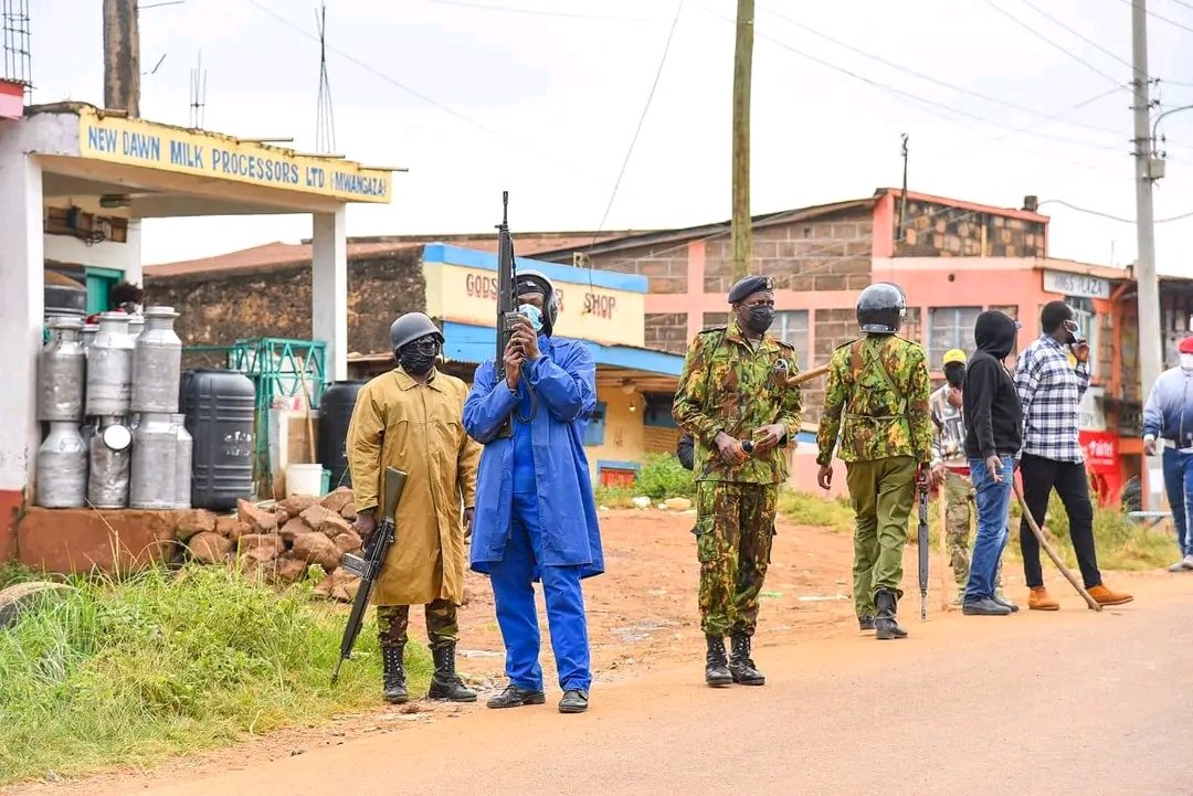 tonykaromo's tweet image. Senator Methu and others attacked in Murang'a by goons in cahoots with the police.