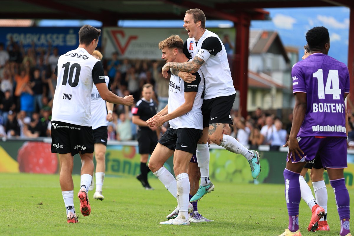 oefb1904's tweet image. Große Überraschung im UNIQA ÖFB Cup​! 🏆🤯

Regionalligist Voitsberg kickt die Wiener Austria in der 1. Runde aus dem Bewerb. 💢

Zum Matchbericht 👉 bit.ly/Cup25261RSO