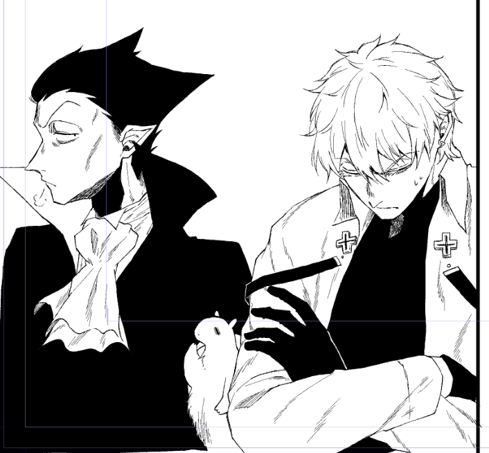 tstn_miho24's tweet image. これはすきな感じに描けたひとコマ