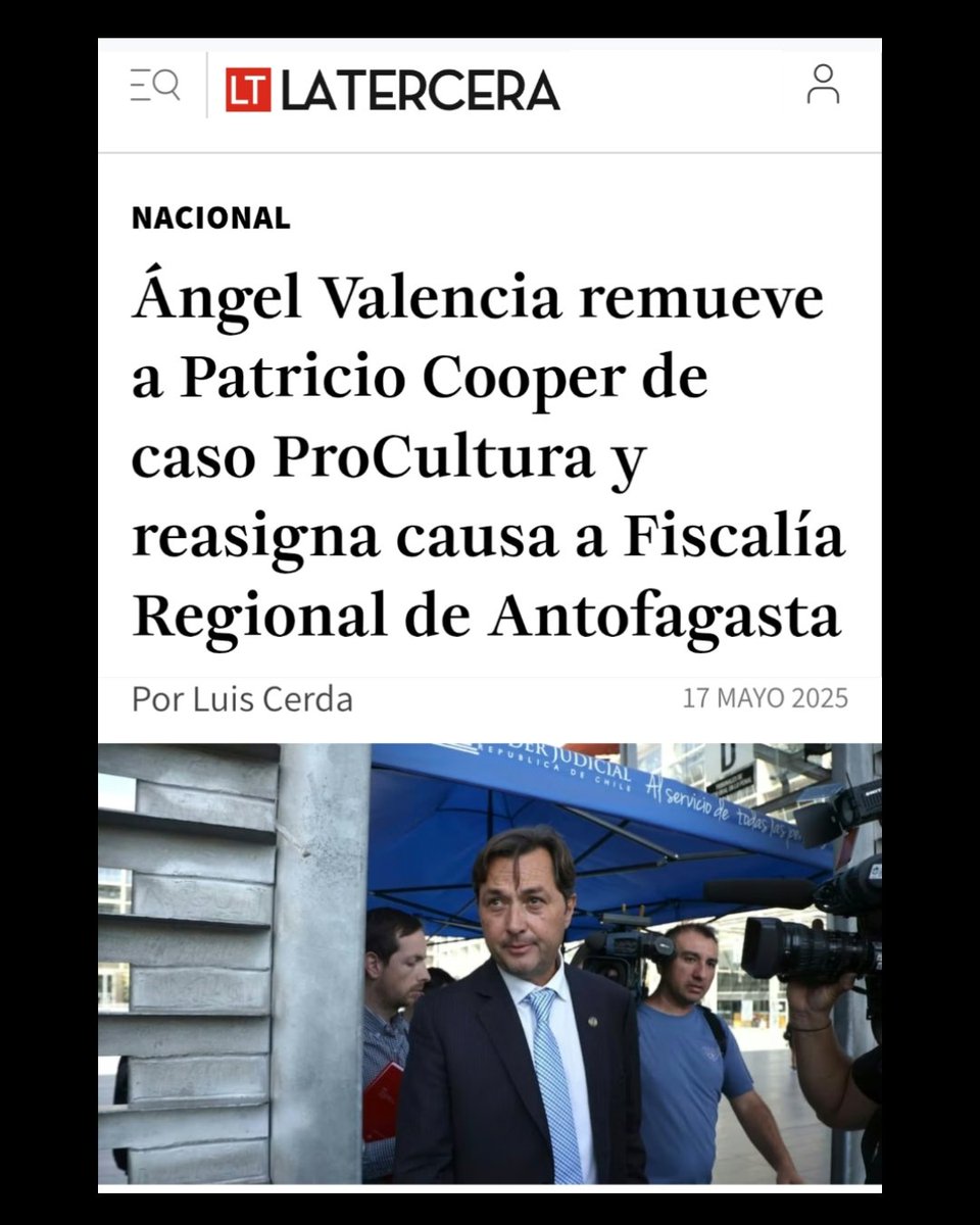 aprachile's tweet image. ⚠️SACARON AL FISCAL COOPER Y DEL CASO PROCULTURA NUNCA MAS SE SUPO
De estos arreglines entre ChileVamos y la izquierda, estamos cansados los chilenos y lo haremos sentir en las urnas