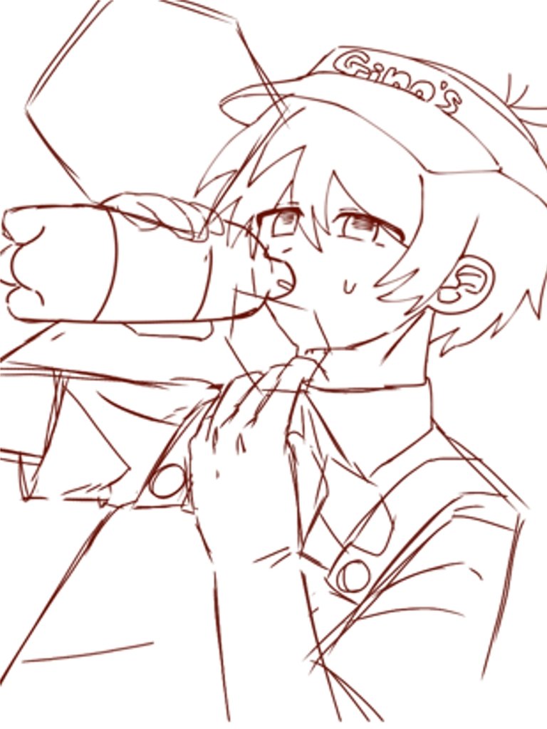 wha6tu's tweet image. ちゃんと資料(自撮り)をみて描くって大事なんだ…
👈みないで描いた　体ほぼ模写👉