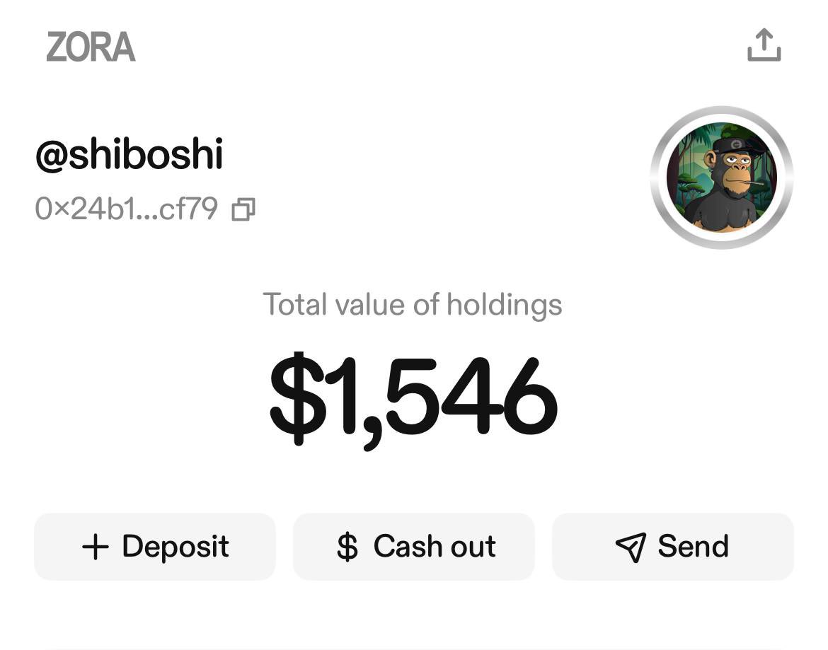 Started on <a href="/zora/">$zora</a> last night  with 250$

Shall we do a challenge ?