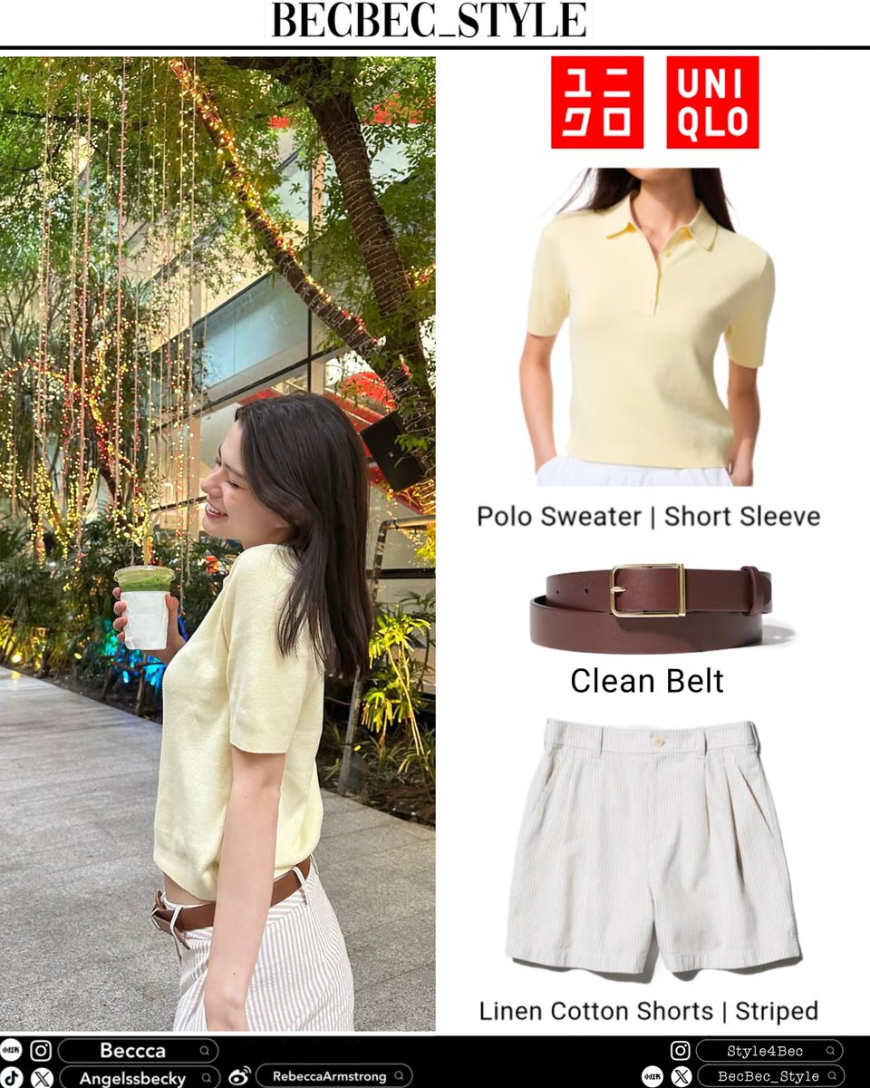 BecBec_Style's tweet image. 20250727 Ⓒ @AngelssBecky post
.
Dressing: @UniqloThailand
.
#uniqlothailandxbecky
#uniqlothailand
#Beckysangels