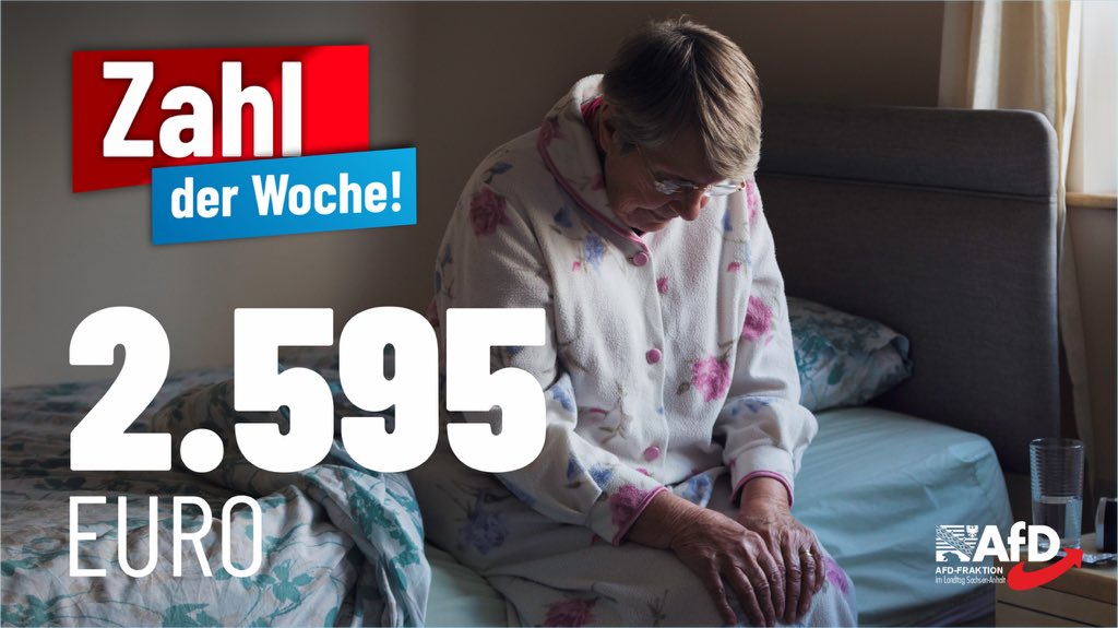 AfDFraktionLSA's tweet image. Die finanzielle Last für Pflegebedürftige nimmt immer dramatischere Ausmaße an, das belegen neue Zahlen des Verbands der Ersatzkassen. Ohne Zuschüsse müssen #Pflegeheimbewohner in Sachsen-Anhalt jeden Monat durchschnittlich 2.595 Euro selbst zuzahlen, im vergangenen Jahr waren es…