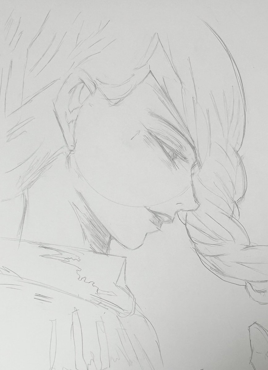 sf6_momo's tweet image. 横顔描くの難しすぎる