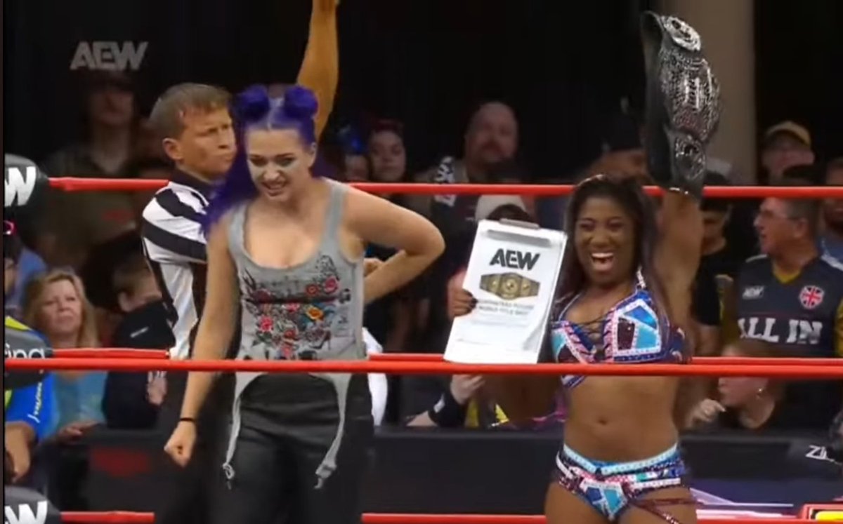 enricom961's tweet image. #ANDSTILL your ROH WOMEN'S WORLD CHAMPION @AthenaPalmer_FG 🥹🥳🥹
#aewcollision100