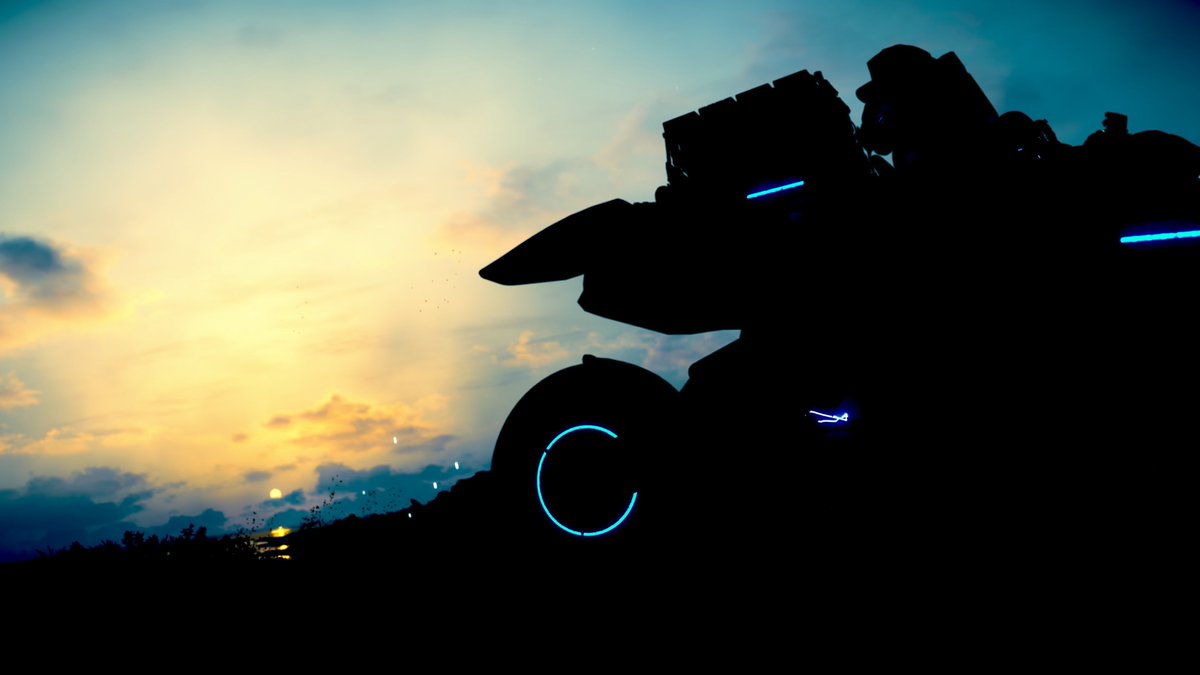 Tran_p_vp's tweet image. 夕日！(3/4同じ場所だけど)
#DeathStrandingD2OnTheBeach 
#VirtualPhotography
