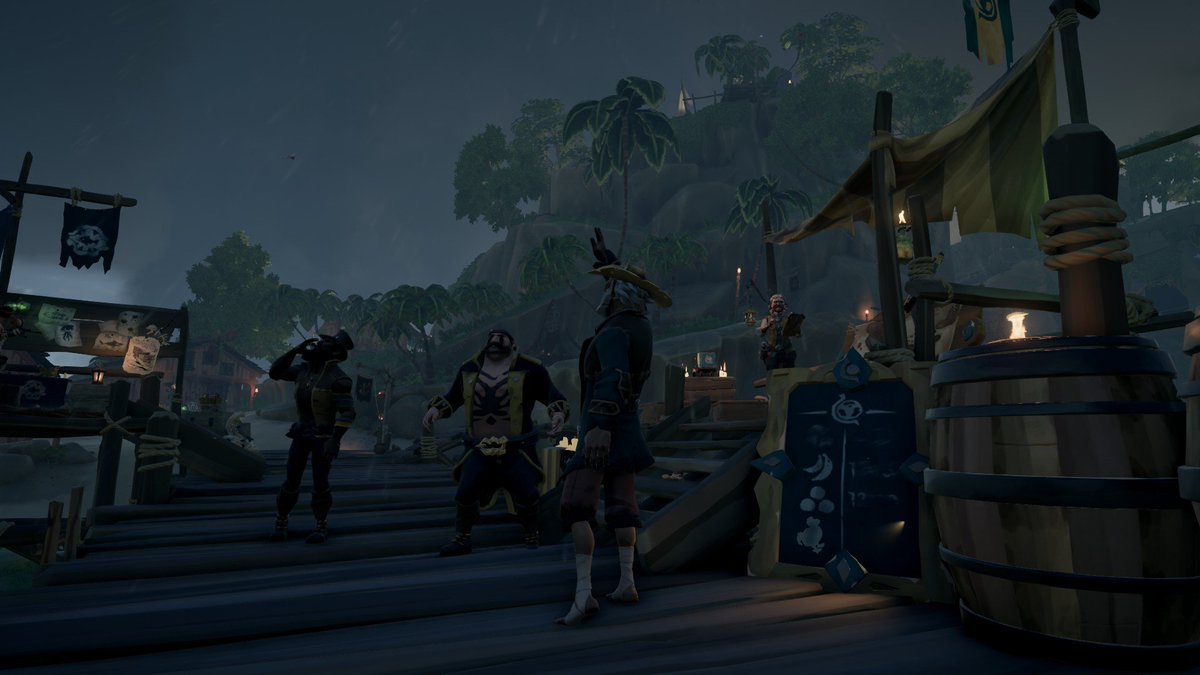 SkipperJimi's tweet image. The Quest for Dodos in #SeaOfThieves
🦤Day 788🦤
Well, here we are: Ancient Spire, where our adventure started more than two years ago!
Jimi parts ways with Leon and Vinny. They say they're opening a new smuggling business...
See a Dodo? Leave a comment!🧐(Three today!)