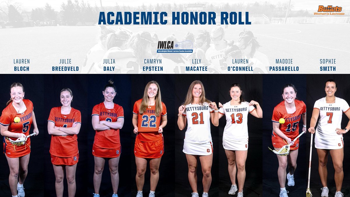 This Spring, our team was named an IWLCA Academic Honor Squad, with these 8 Juniors &amp; Seniors leading the charge on the Academic Honor Roll 📚🧠