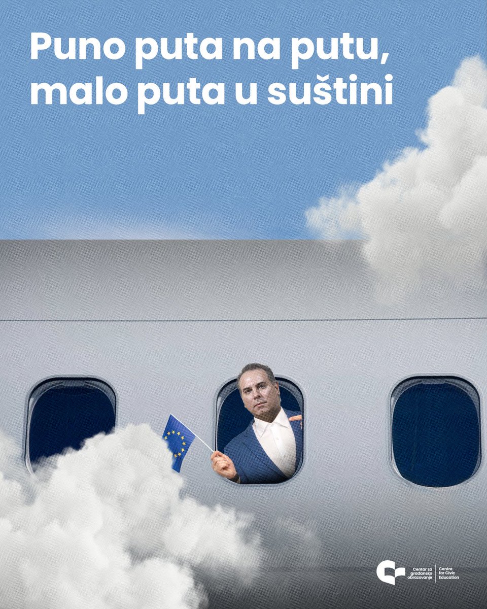 CGOCCE's tweet image. 📍 Puno puta na putu, malo puta u suštini
#CGO nastavlja da analizira (ne)učinke članova @VladaCG, ovog puta kroz primjer još jednog potpredsjednika – Filipa Ivanovića iz #PES, zaduženog za evropske i vanjske poslove.
🧳 115 aktivnosti u godini dana – 65 sastanaka, 12…