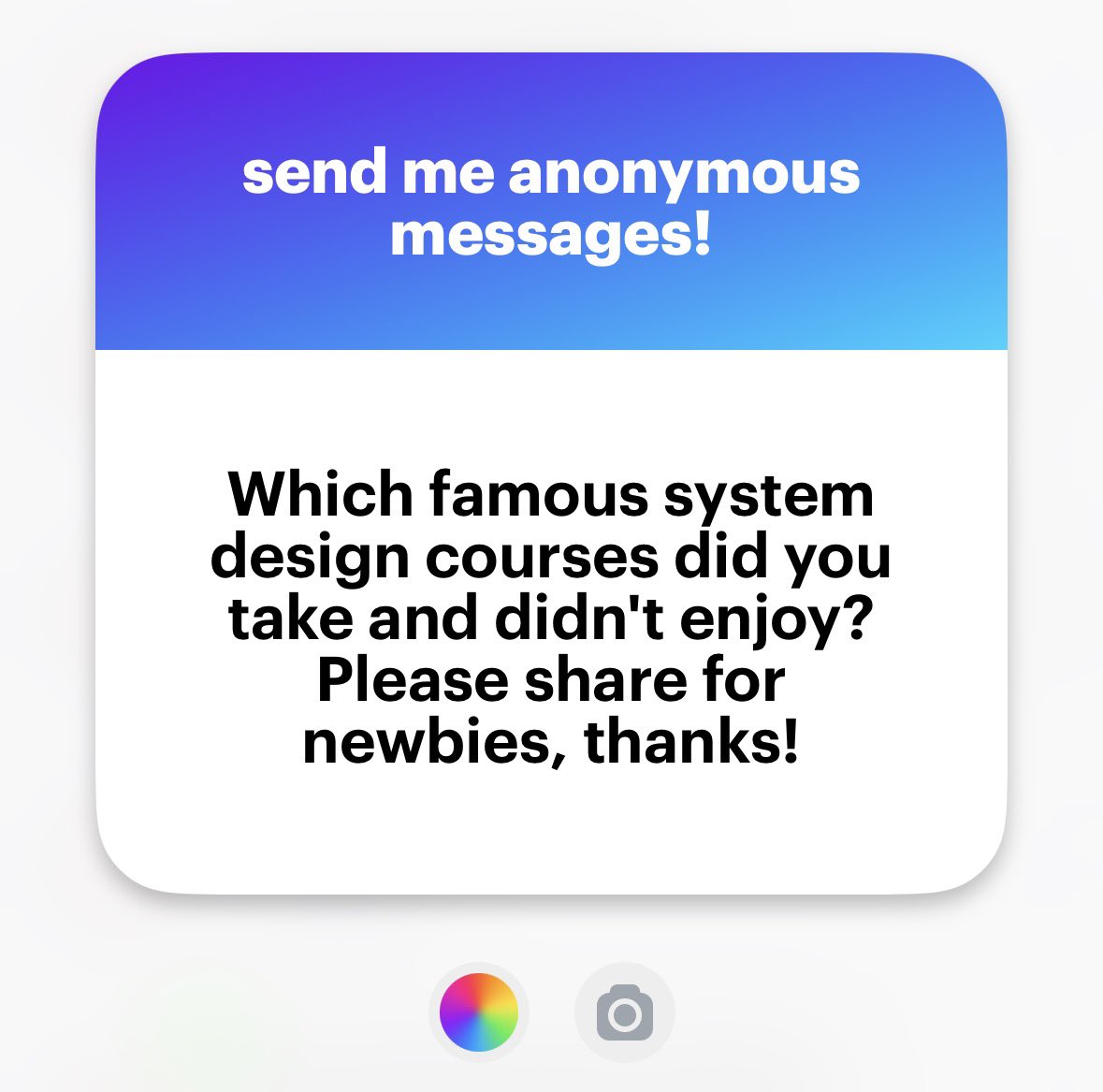 thebiryanidev's tweet image. Thing which worked for me
Take AWS account and keep playing around things
Host your own website, load test, …
Basically do a devops course if you are a beginner
System design courses are for
- how to present well
- what to answer in interviews
- step by step way of…