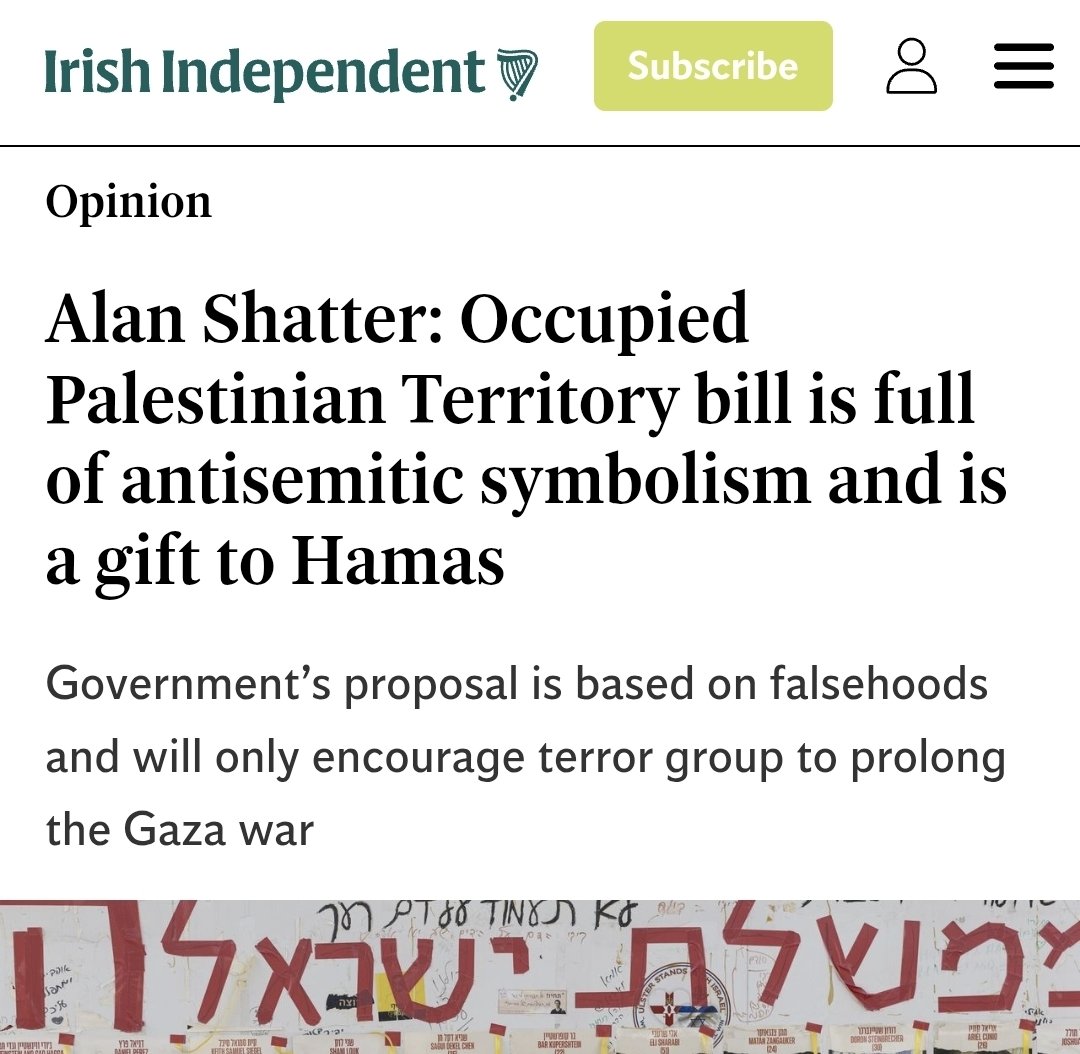 Niall Sargent 🕵️ (@niall_sargent) on Twitter photo I can't believe the <a href="/Independent_ie/">Irish Independent</a> would publish this, and on the same weekend that its main editorial is entitled: "Children of Gaza need more than just empty gestures".
They also need Western media to show even a shred of responsibility as to what they publish. I can't believe the <a href="/Independent_ie/">Irish Independent</a> would publish this, and on the same weekend that its main editorial is entitled: "Children of Gaza need more than just empty gestures".
They also need Western media to show even a shred of responsibility as to what they publish.