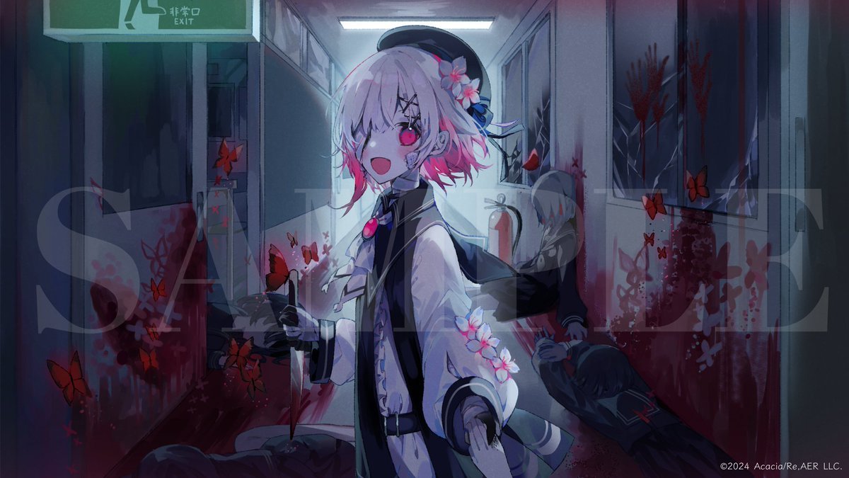 ◆とある一幕◆

共犯の皆様へ。
#まのさば ゲーム販売を記念し
最大級の感謝をこめた笑顔を再掲いたします。

※本イラストはクラウドファンディングご参加者さまへのリターン用描きおろし作品です。