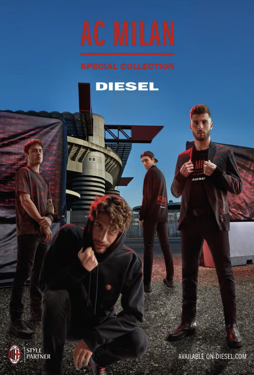 🏟️ AC Milan x Diesel capsule collection ft. San Siro