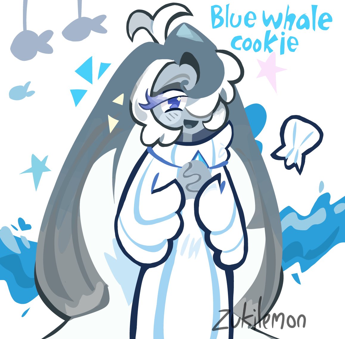 Zukilemon's tweet image. 🐳 #cookierun #cookierunovenbreak #bluewhalecookie