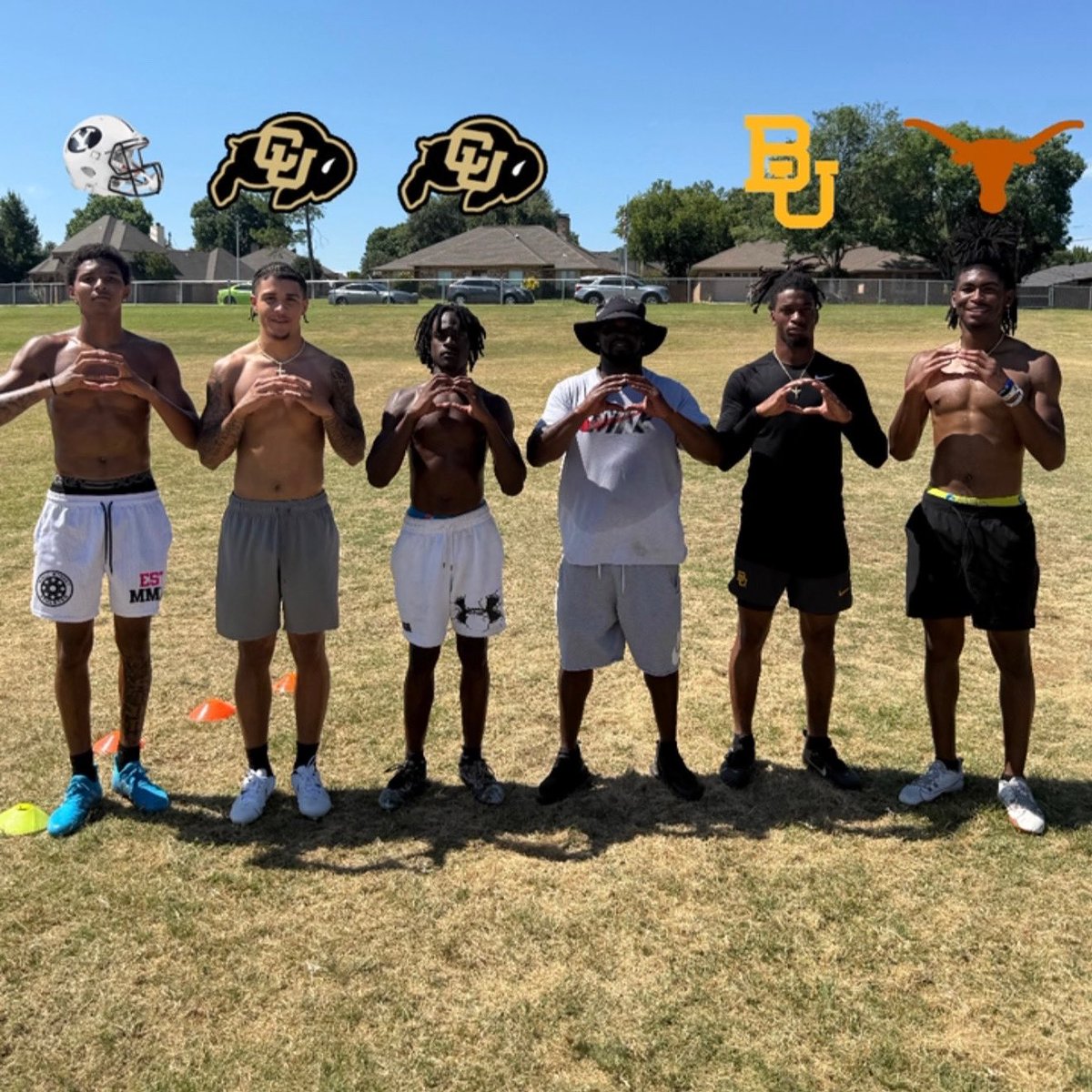 IN THE LIONS DEN GRINDING #HardWorkPaysOff🔪
#C365⭕️

<a href="/JosephWQB1/">Joseph “Jojo” Williams</a>  Colorado 
<a href="/Qfor6ix/">Quentin Gibson</a>  Colorado
<a href="/8kriss_/">KRIS “KOKO” WOKOMAH</a> Baylor
<a href="/Deucethegreat4/">Jonathan Cunningham</a> Texas
<a href="/AntonioJohns88_/">Antonio Johnson 🎱🎱</a> BYU