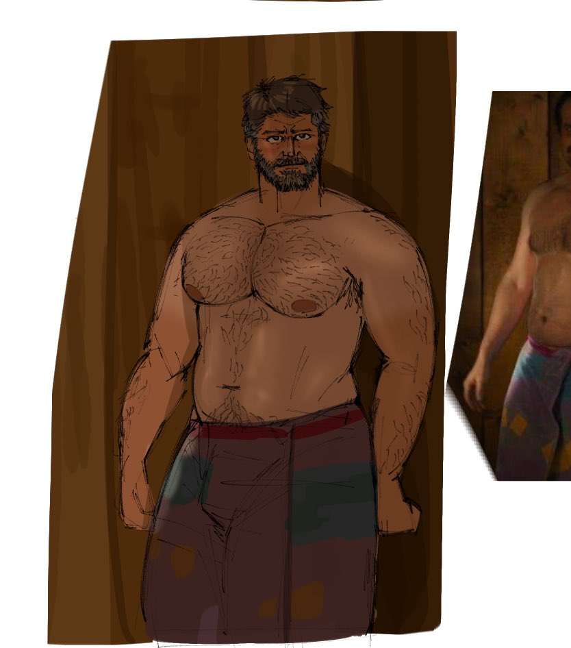 sprungtrapped's tweet image. joel redraw thing from a couple weeks ago