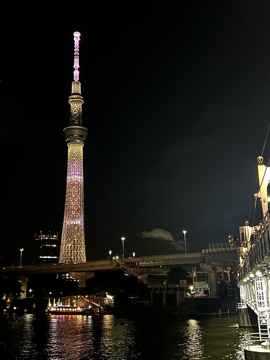 lilynosub's tweet image. このライトアップ絶対鬼滅だよねっ柱だ!(超未履修
って調べたら花火イメージだった。
そんな東京の夜です。
秋春が好きです。
ただそれだけの話です。