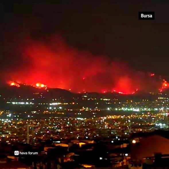 Ülkem gibiyim işte. 
O dışımda cayır cayır, ben ise O’na için için yanıyorum. 

#KarabükYanıyor #BursaYanıyor