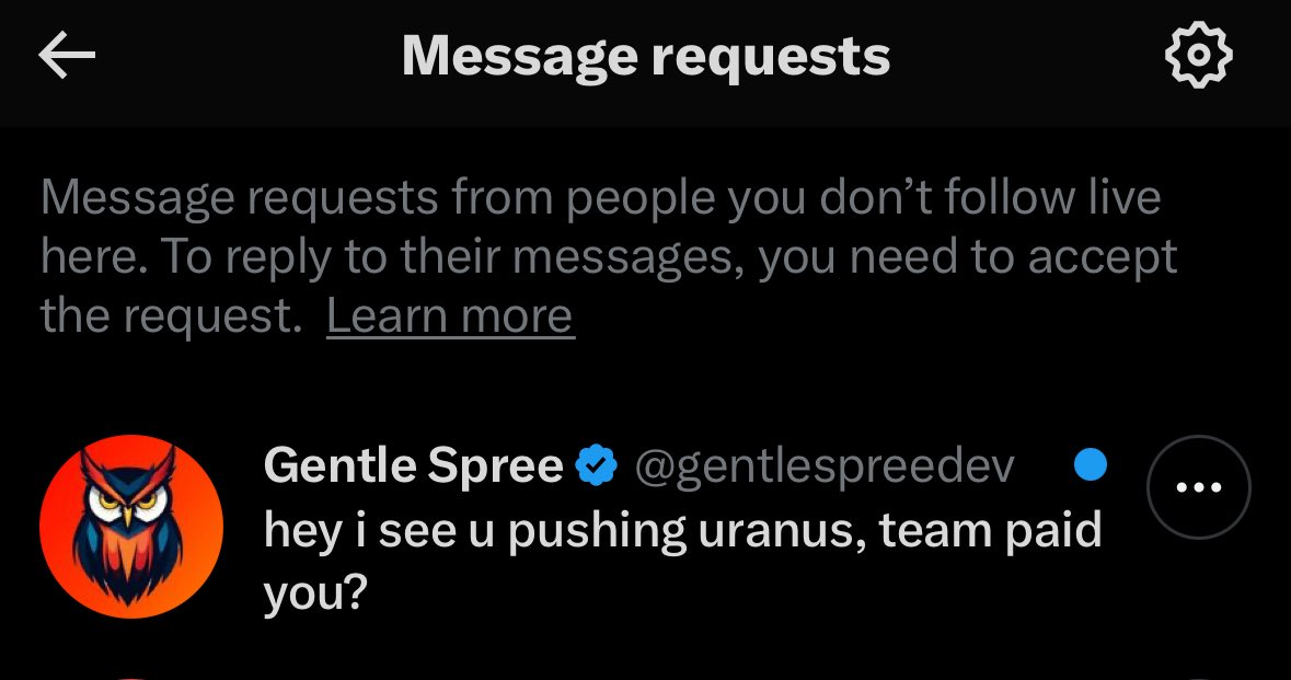 wantg0ld's tweet image. LMAO…cope harder

$URANUS